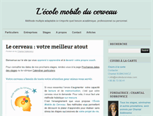 Tablet Screenshot of ecoleducerveau.com